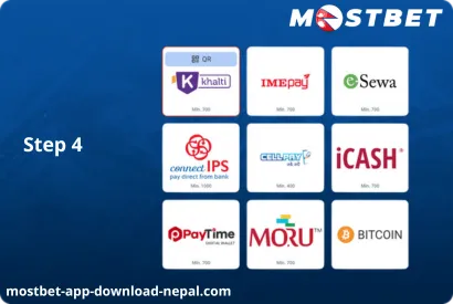 Select a withdrawal method