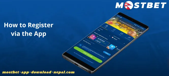 How Register via App