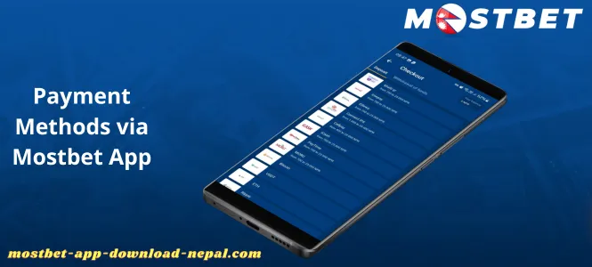 Payment Methods via App
